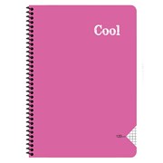 Keskin Cool A4 PP Kapak Spiralli 120 Yaprak Kareli Defter