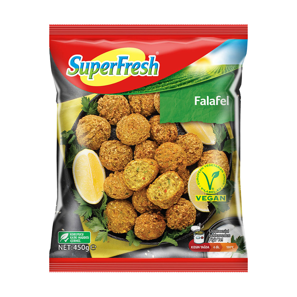SuperFresh Falafel 450 Gr Sebzeli Nohut Köftesi