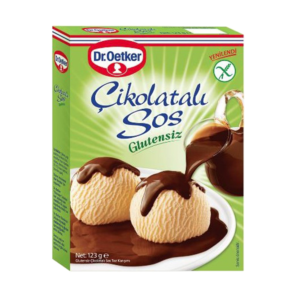 Dr.Oetker Çikolata Sos Glutensiz 123 Gr
