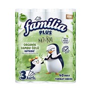 Famılıa Plus Natural Tuvalet Kağıdı 40 lı 3 Katlı