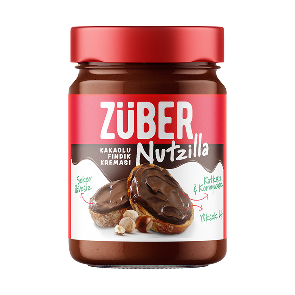 Züber Nutzilla Kakaolu Fındık Kreması Glutensiz 315Gr