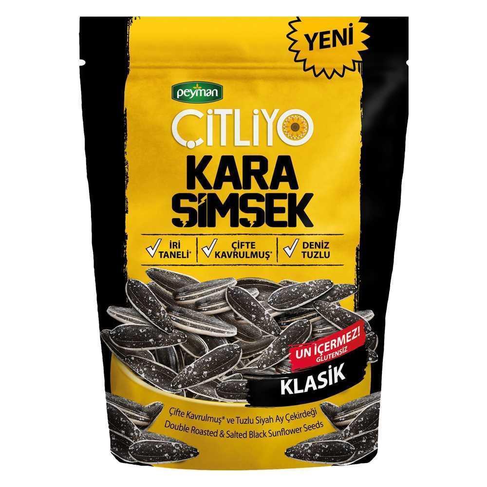 Peyman Çitliyo Ay Çekirdeği 120 Gr Kara Şimşek