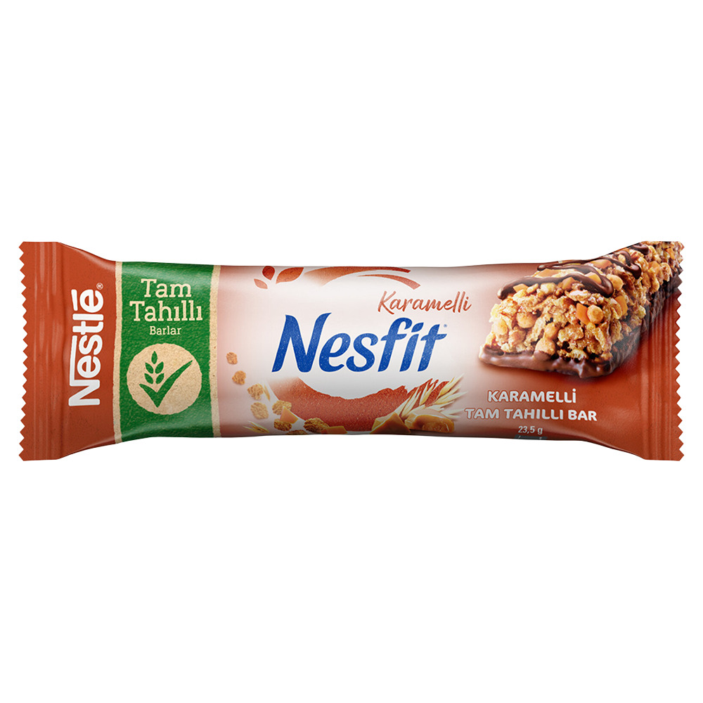 Nestle Nesfit Karamelli Tam Tahıllı Bar 23,5Gr**