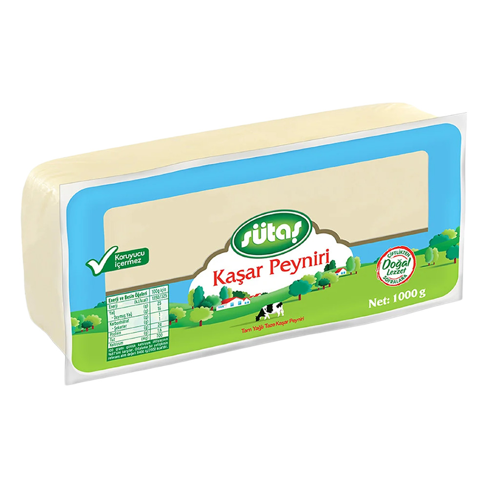 Sütaş Kaşar Peynir 1 Kg 