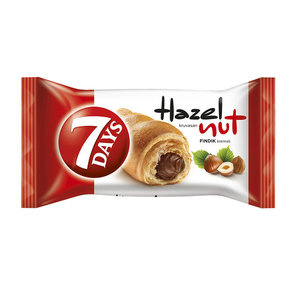 7 Days Hazel Nut Kakao Fındıklı Kremalı Kruvasan 60 Gr.