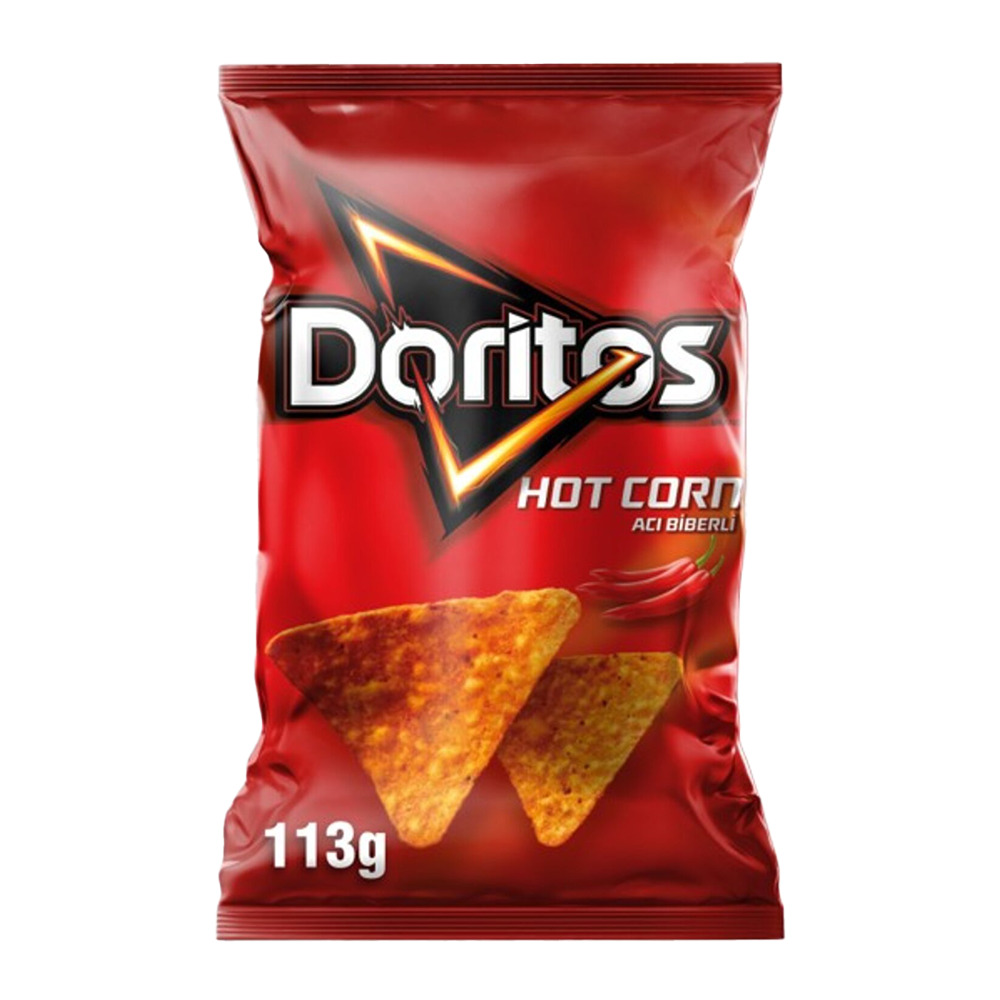 Doritos Hot Corn Acı Biberli Mısır Cipsi 113 Gr.