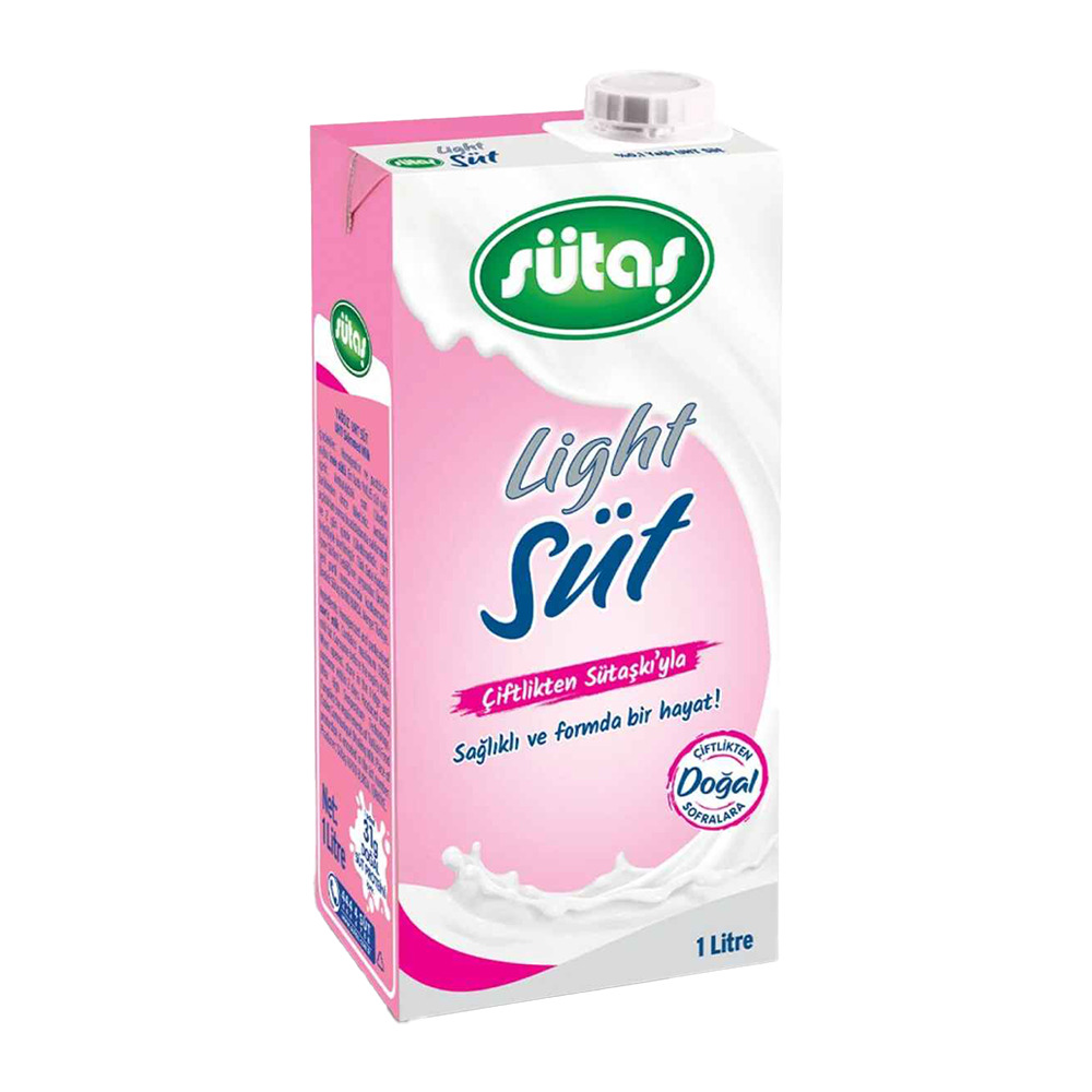 Sütaş Light Süt 1 Lt .