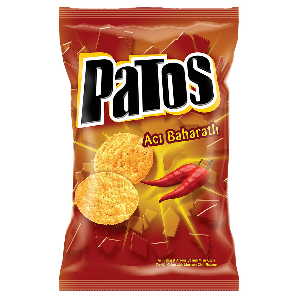 Patos Mısır Cıps 109 Gr Acı Baharatlı