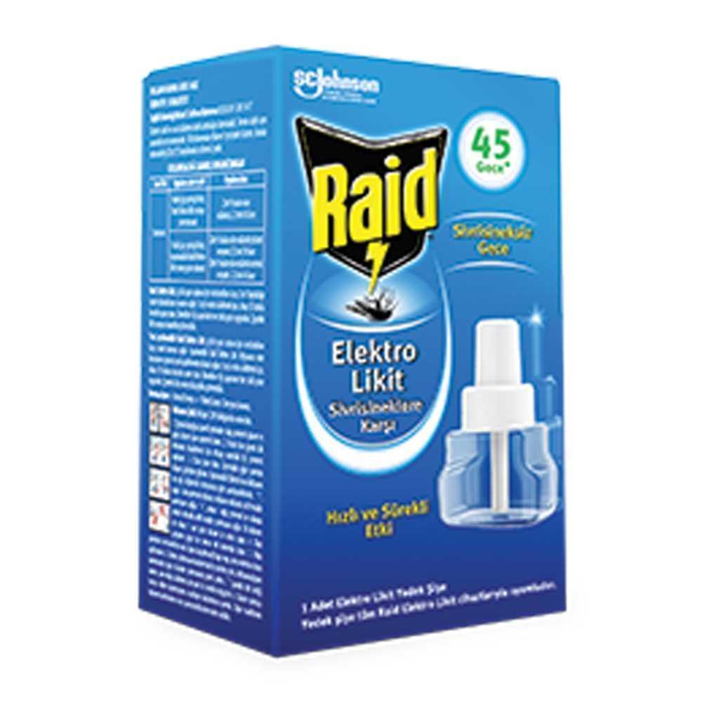 Raid Haşere İlaçları 35 Ml Elektro Yedek Likit.