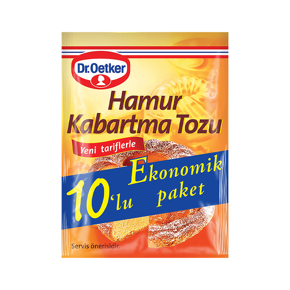 Dr. Oetker Hamur Kabartma Tozu 10’lu Eko Paket 100 Gr.