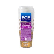 Ece Kapaklı Karton Bardak 8 Oz 10 Lu