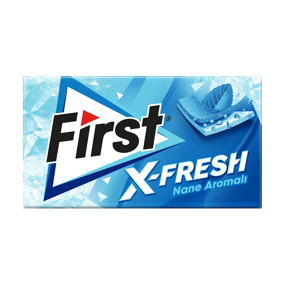 First X-Fresh Nane Aromalı Şekersiz Sakız 14’lü 27 Gr