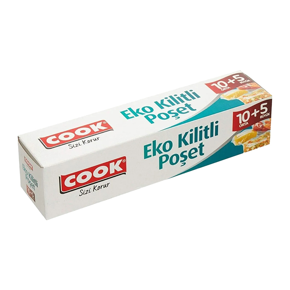 Cook Eko Kilitli Poşet 15 Li