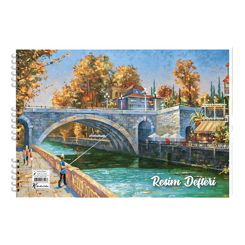 Keskin Basic Resim Defteri 25*35Cm Spiralli 15 Yaprak
