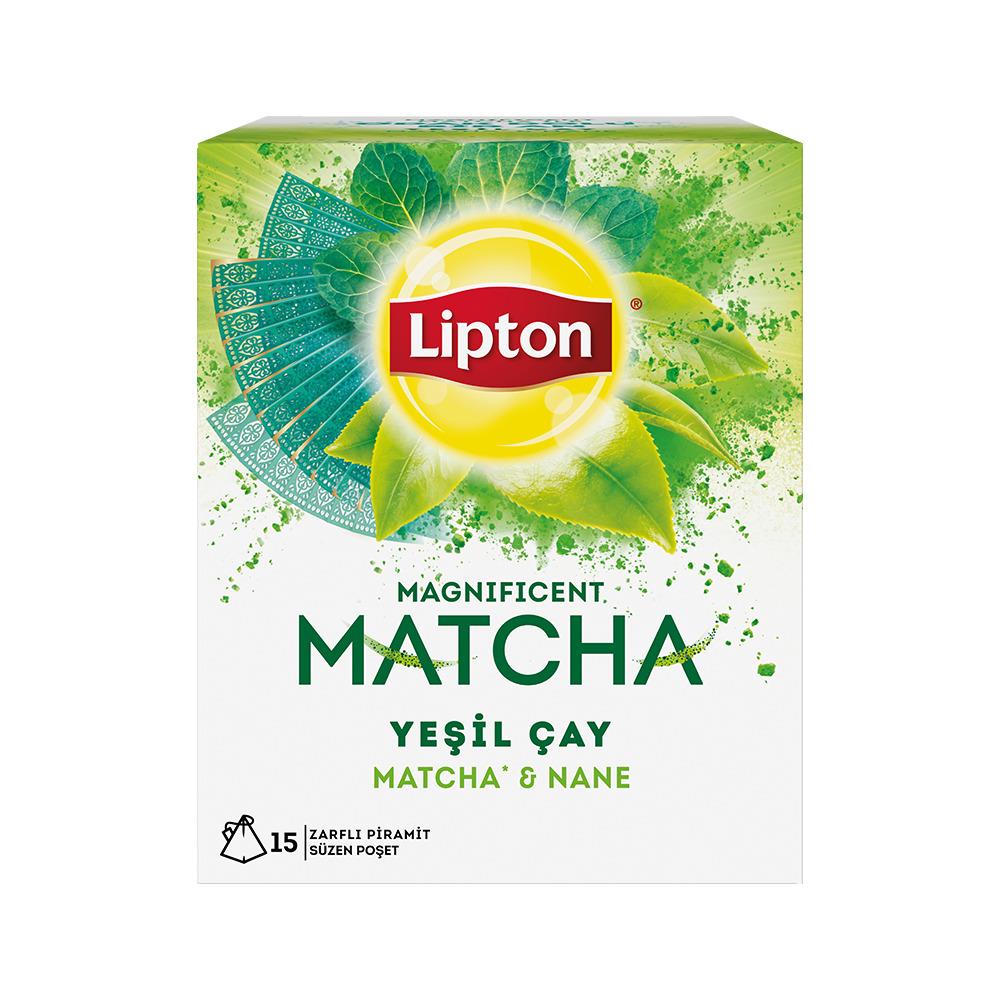 Lipton Bitki Çay 15'li Matcha& Nane Yeşil