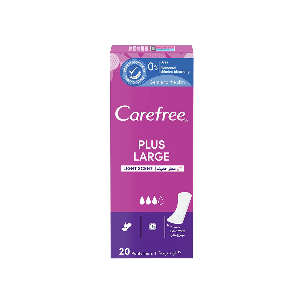 Carefree Günlük Ped Plus Large 20 Li
