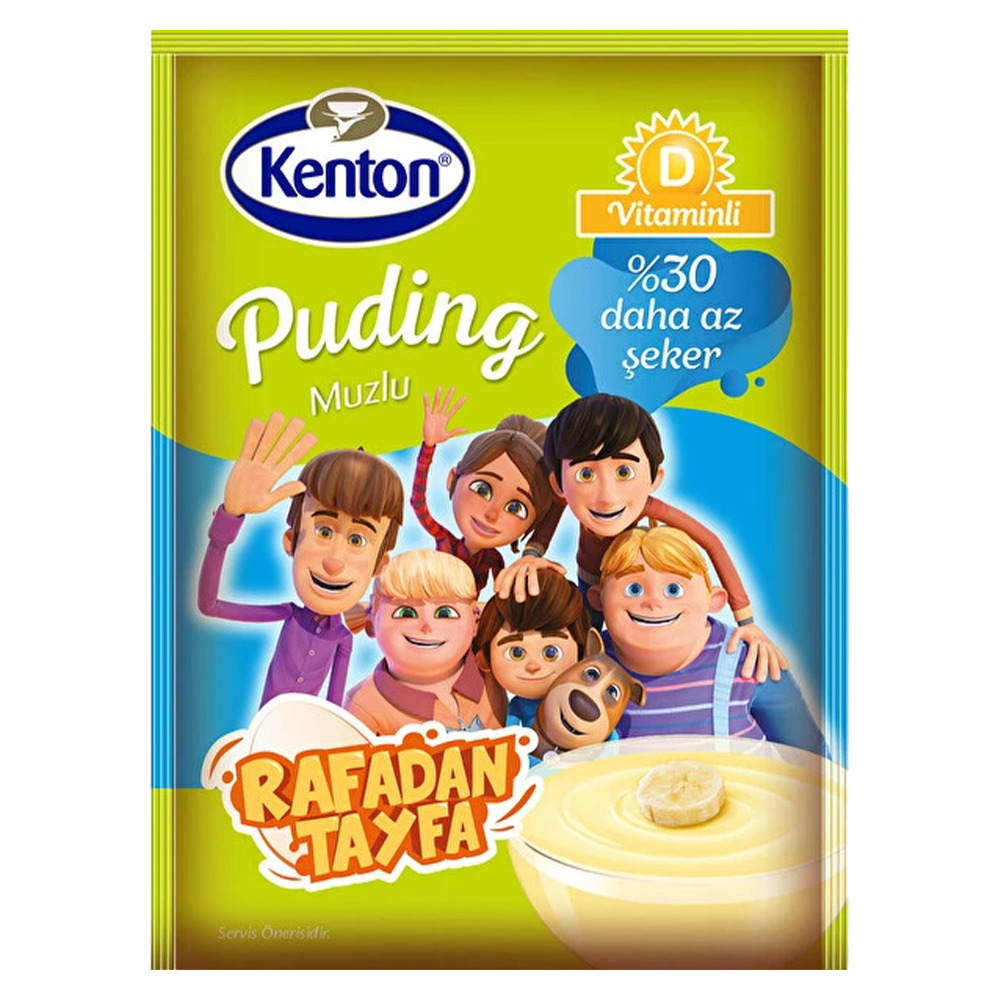 Kenton Muzlu Puding %30 Daha Az Şeker 100 Gr