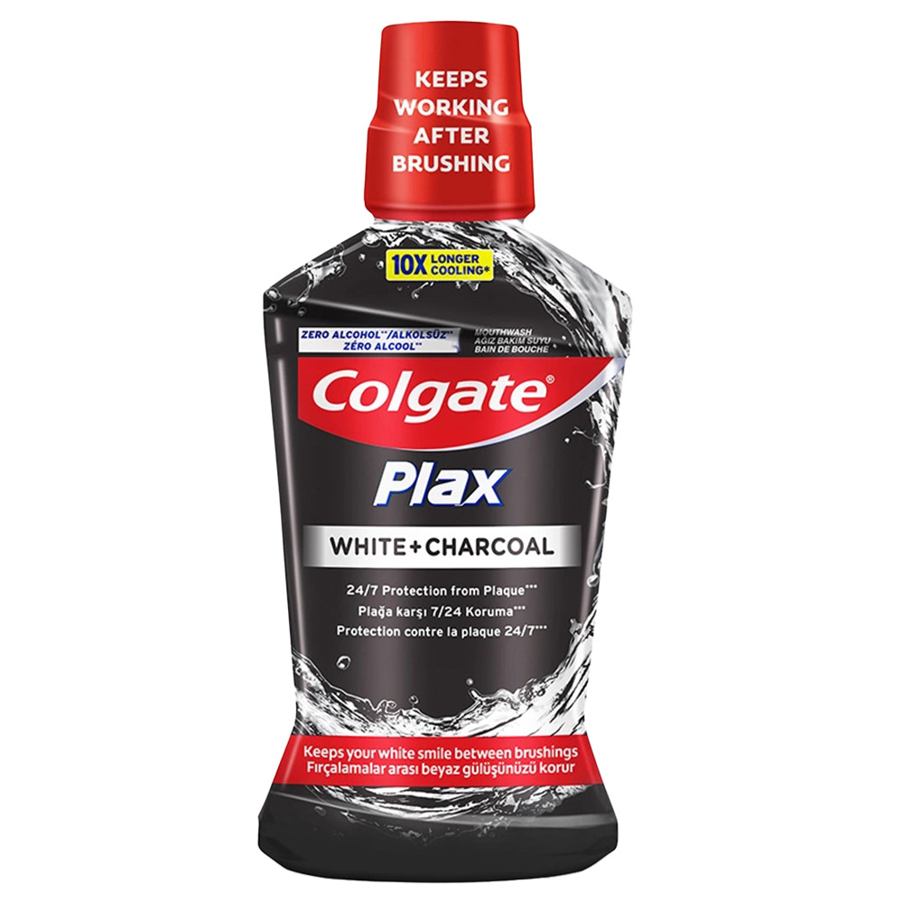 Colgate Ağız Bakım Suyu 500 Ml Plax Whıte & Charcoal