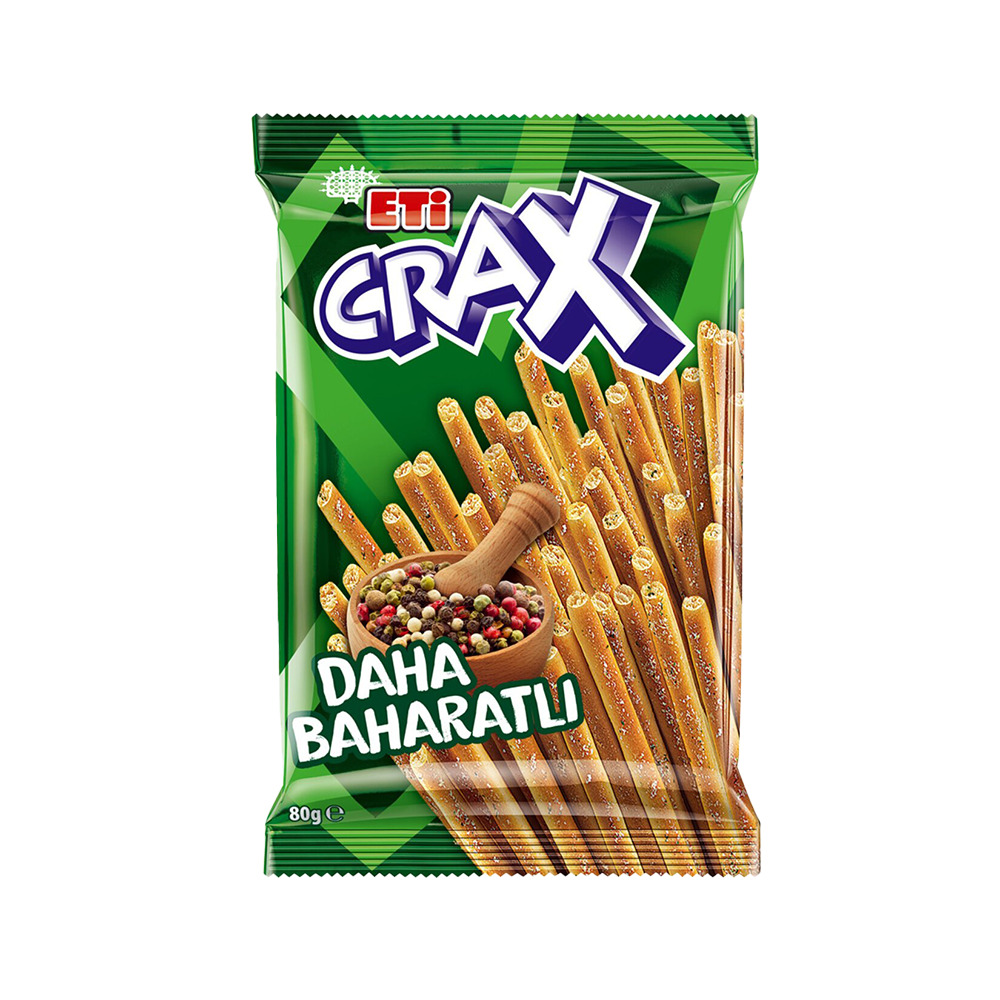 Eti Crax Baharatlı Çubuk Kraker 80 Gr 