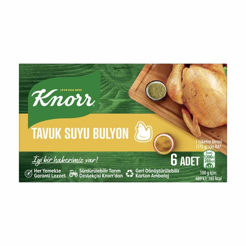 Knor Tavuk Bulyon 6’lı Tablet 60 Gr .