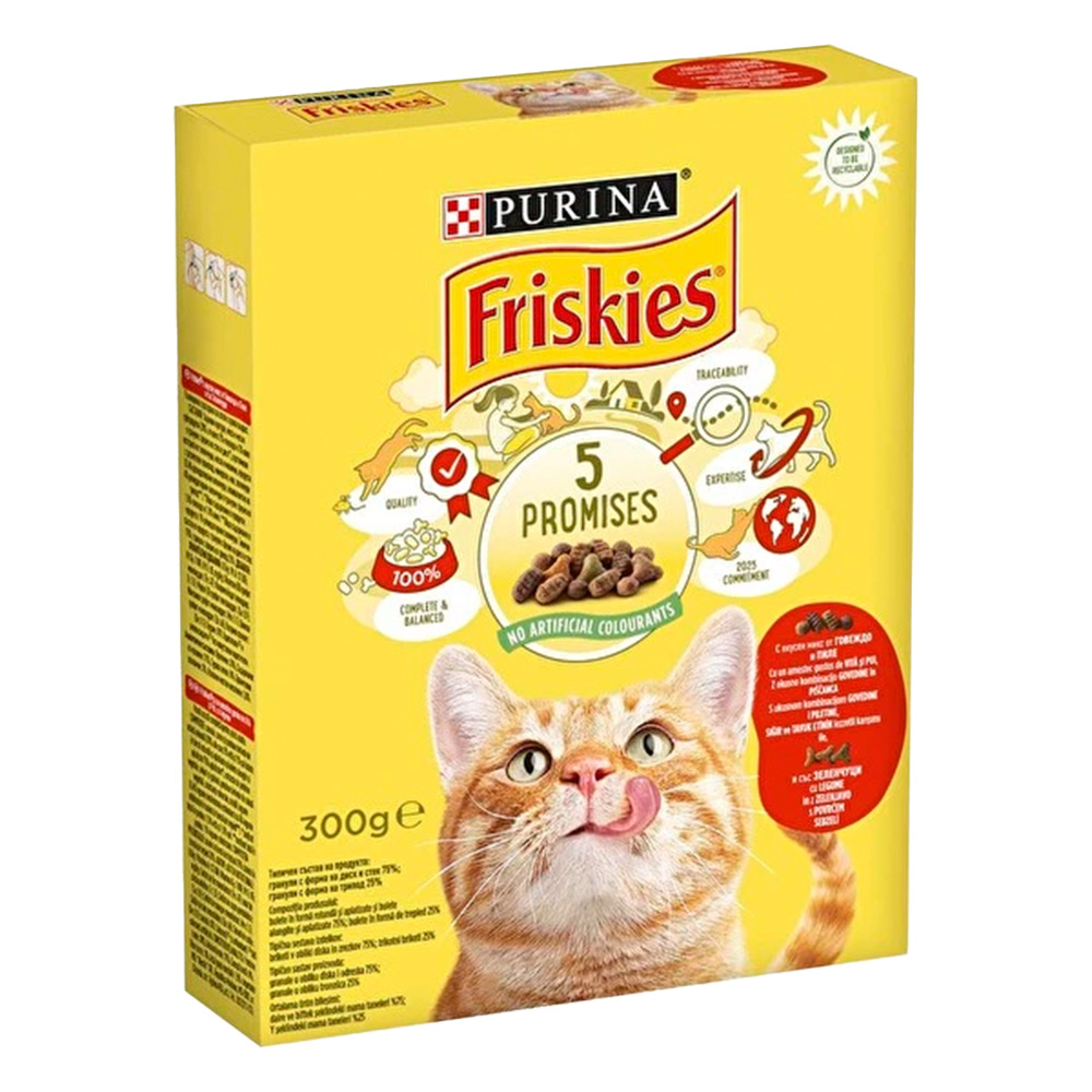 Purına Frıskıes Kedi Maması Tavuklu 300Gr**
