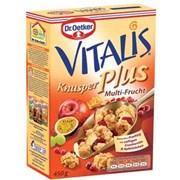 Dr. Oetker Vitalis Knusper Plus Multi Frucht 450 Gr.