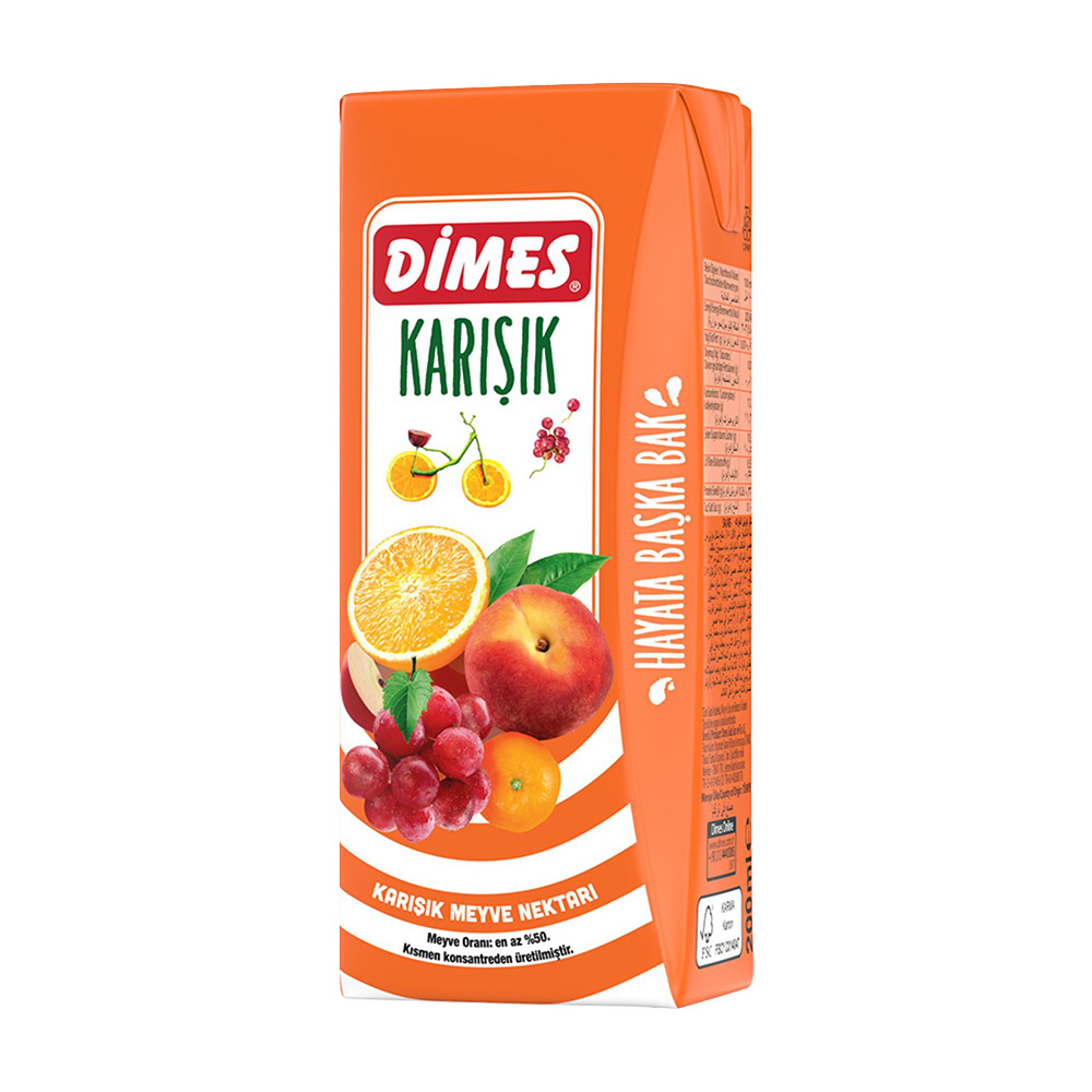 Dimes Karışık Meyve Nektarı 200Ml