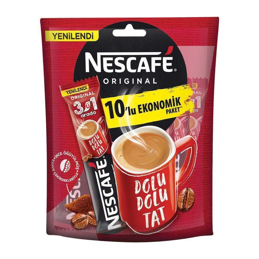 Nescafe 3’ü 1 Arada 10’lu Paket