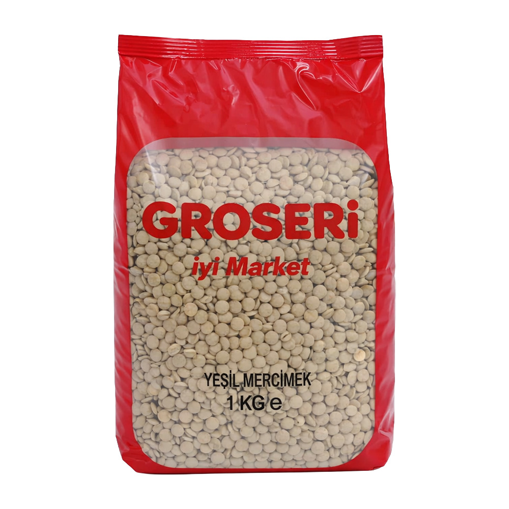 Groseri Yeşil Mercimek 1 Kg 