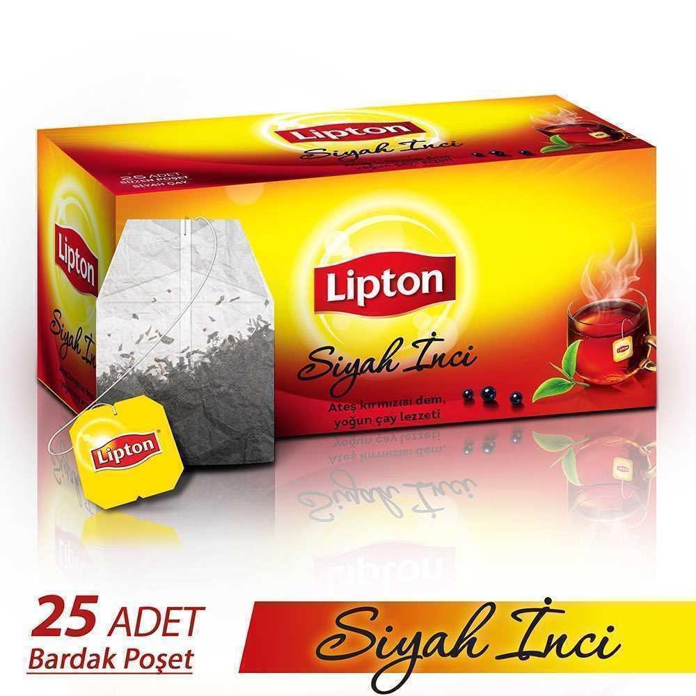 Lipton Siyah İnci Bardak Poşet Çay 25’Li 50 Gr.