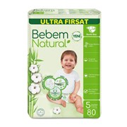 Bebem Natural Çocuk Bezi No:5 80 Lı 11-18 Kg Ultra Fırsat