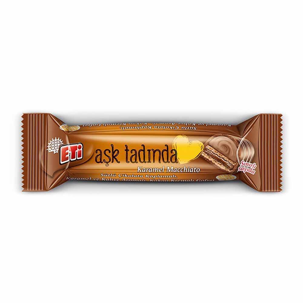 Eti Aşk Tadında Karamel Ve Kahve Aromalı Gofret 37 Gr