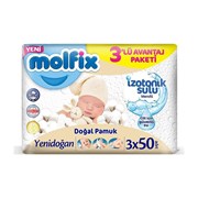 Molfix Islak Havlu 3X50 Li Yenidoğan İzotonik Sulu