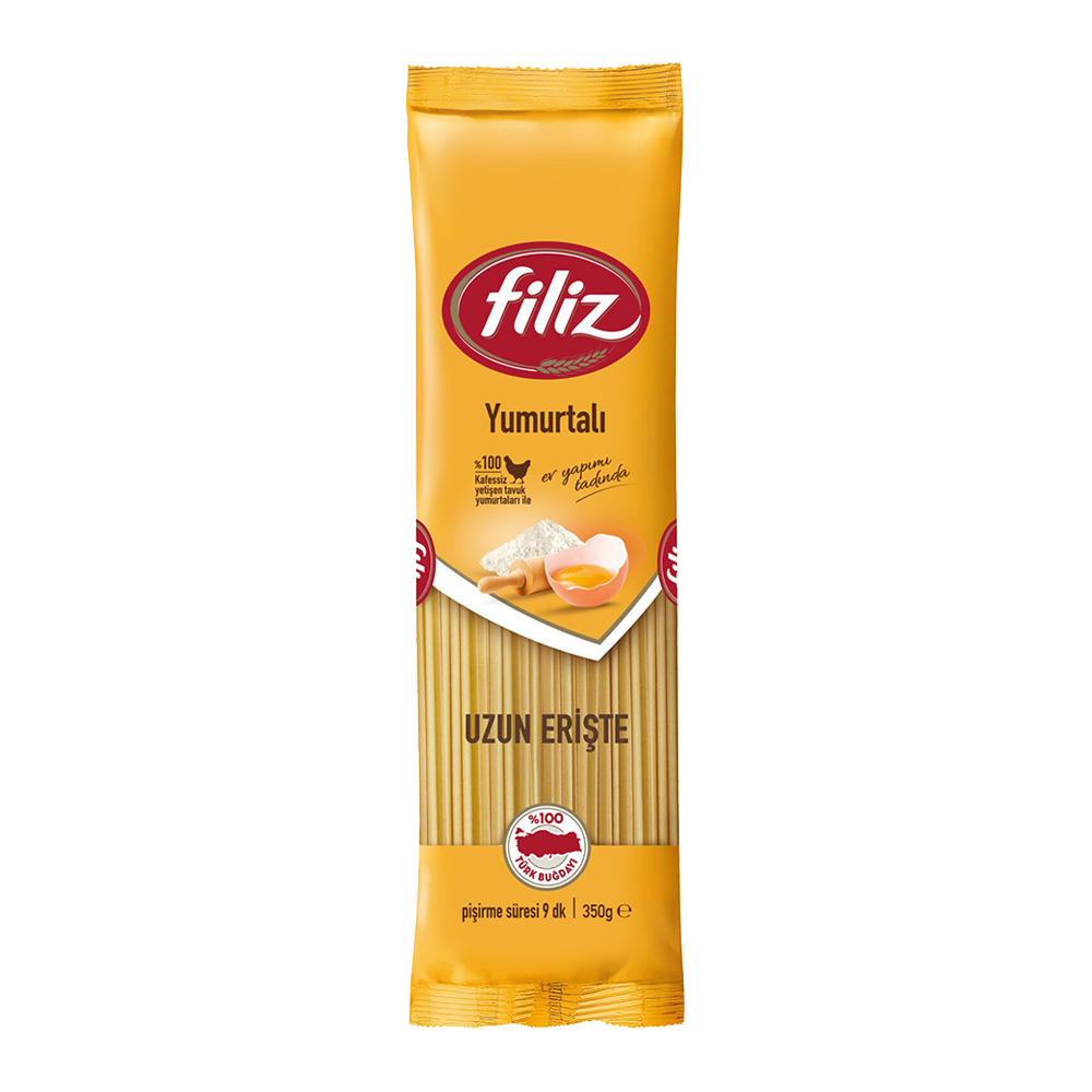 Filiz Makarna 350Gr.Yumurtalı Uzun Erişte 