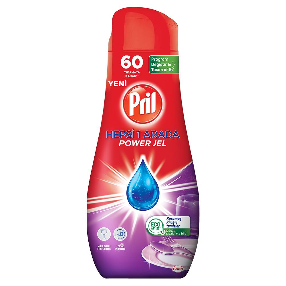 Pril Jel Bulaşık Deterjanı 8 Etki Hepsi 1 Arada 1080 Ml 