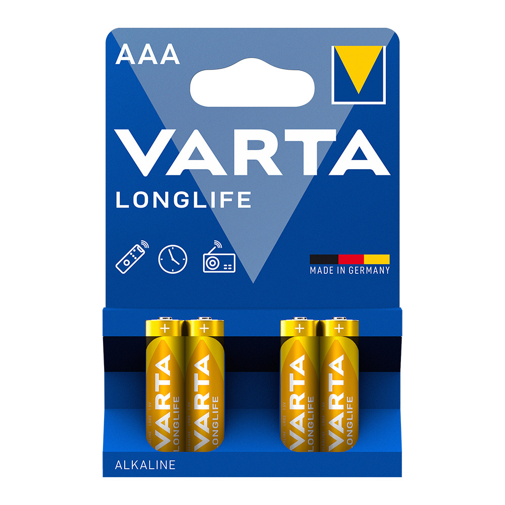 Varta Longlife AAA İnce Pil 4’lü