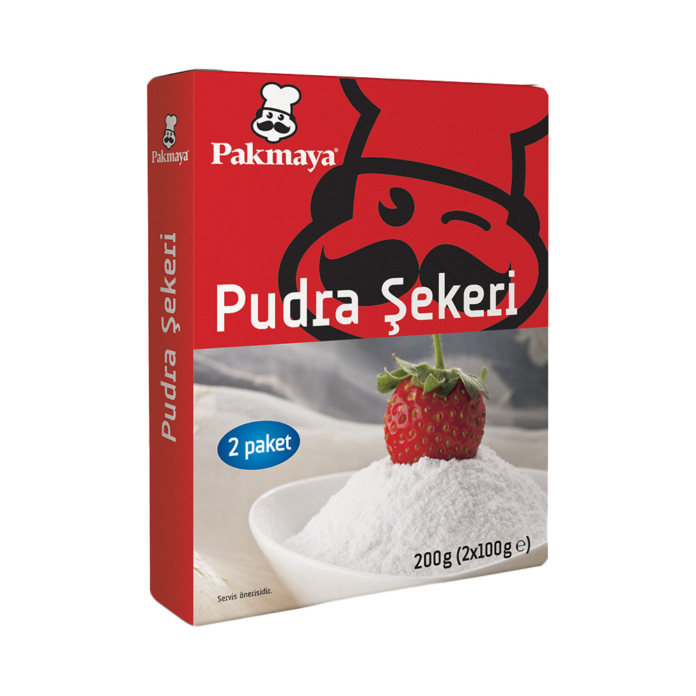 Pakmaya Pudra Şekeri 2*100 Gr 