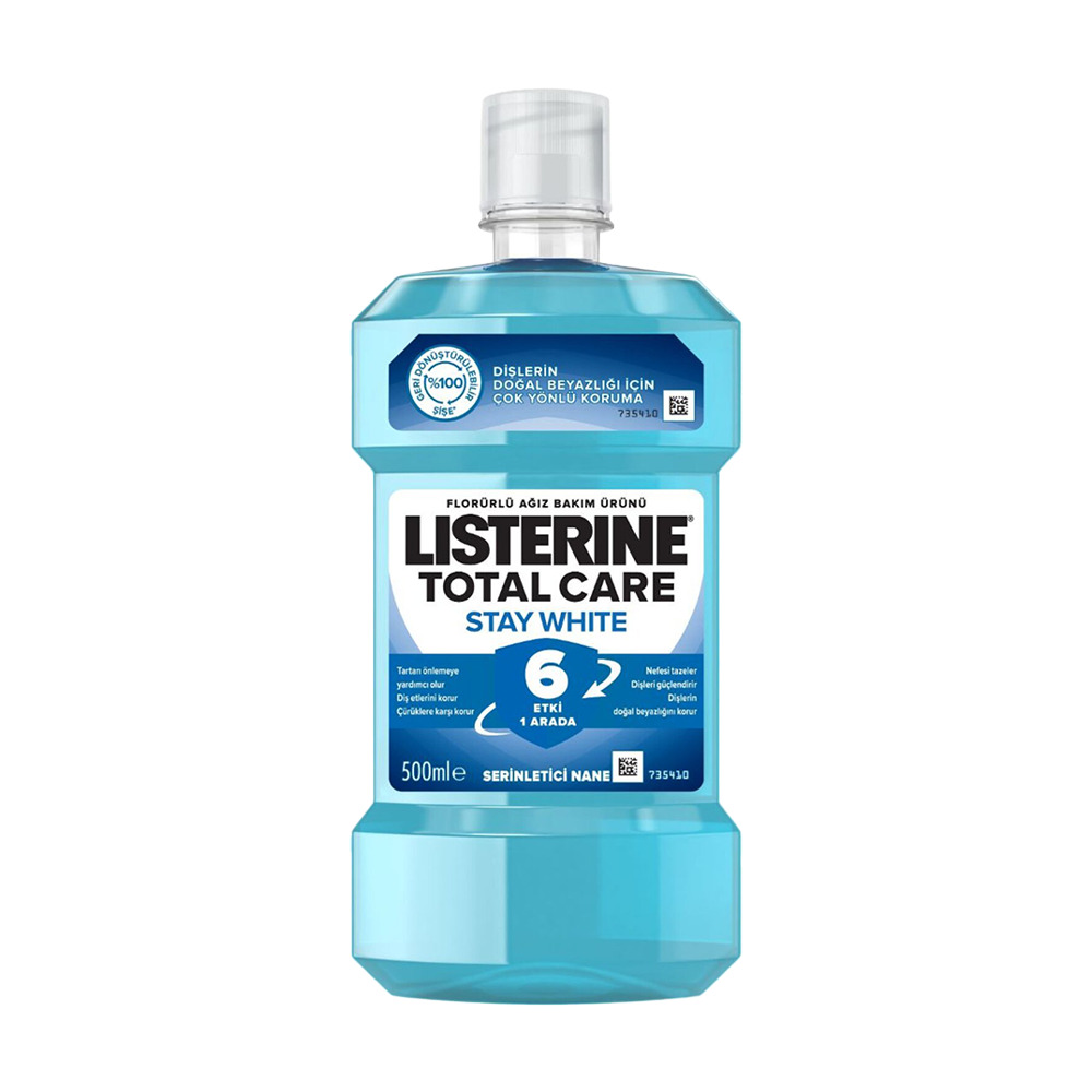 Listerine Stay White Ağız Bakım Ürünü 500 Ml 
