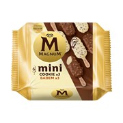 Magnum Mini Cookie &Badem 6'lı Paket 345 Ml