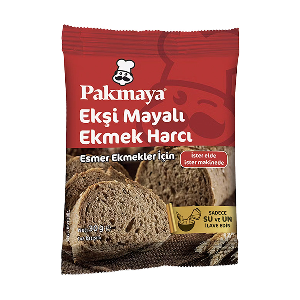 Pakmaya Ekşi Mayalı Esmer Ekmek Harcı 30 Gr