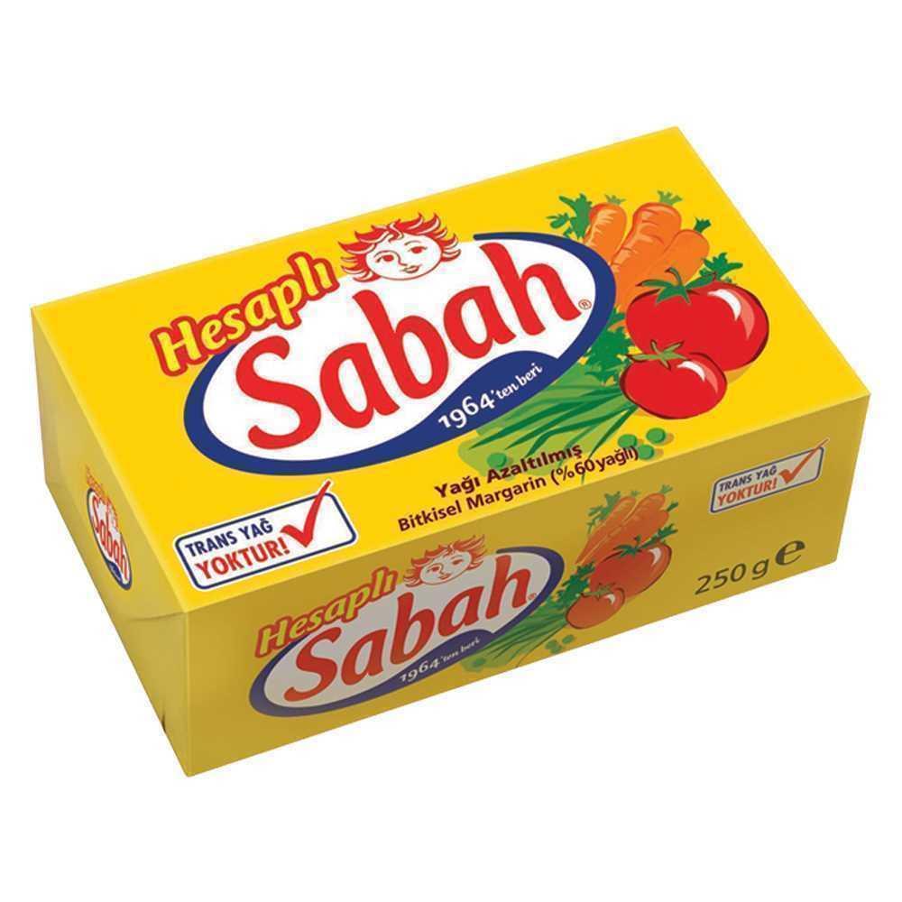 Sabah Margarin 250 Gr Paket.