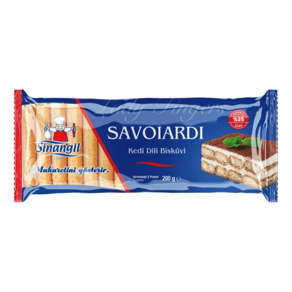 Sinangil Savoiardi Kedi Dili Bisküvi 200Gr