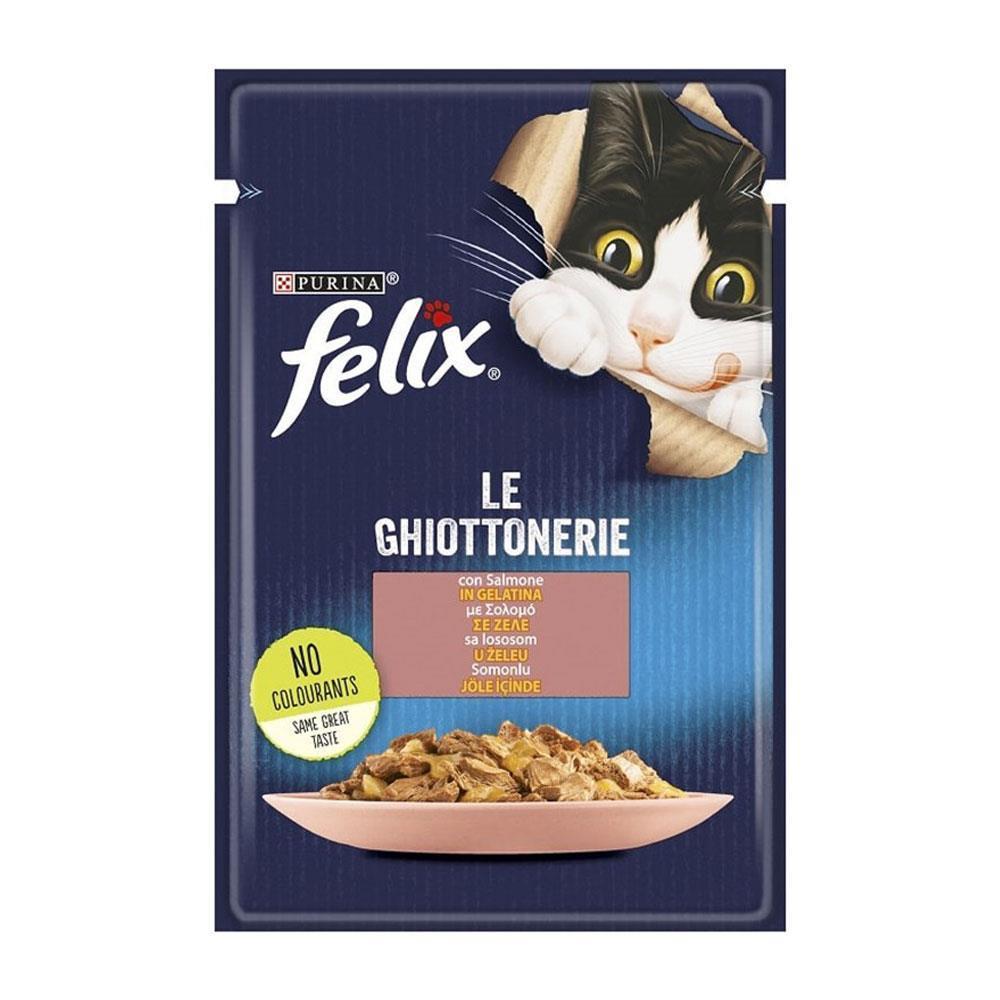 Purina Felix Somonlu Yaş Kedi Maması 85 Gr**