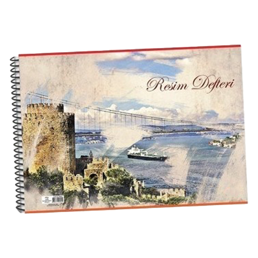 Keskin Basic Resim Defteri 35*50Cm Spiralli 15 Yaprak