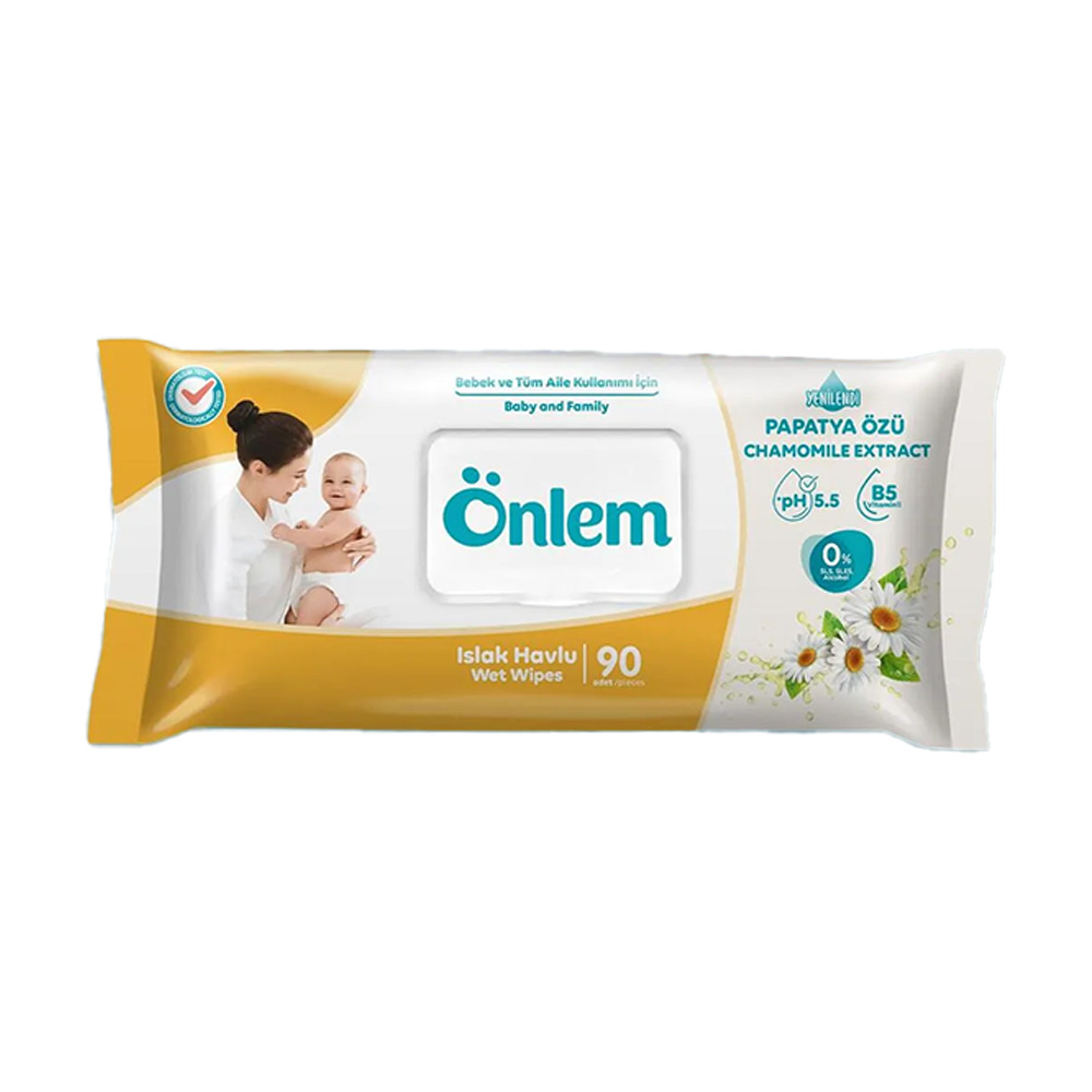 Onlem Islak Havlu 90Lı Papatya Özlü