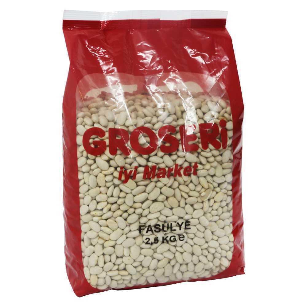 Groseri Fasulye 2,5 Kg 8-9 Mm