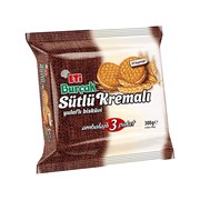 Eti Burçak Sütlü Kremalı Yulaflı Bisküvi 3x100 Gr