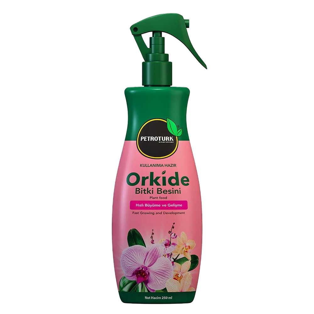 Petrotürk Orkide Bitki Besini Hızlı Büyüme ve Gelişme 250Ml