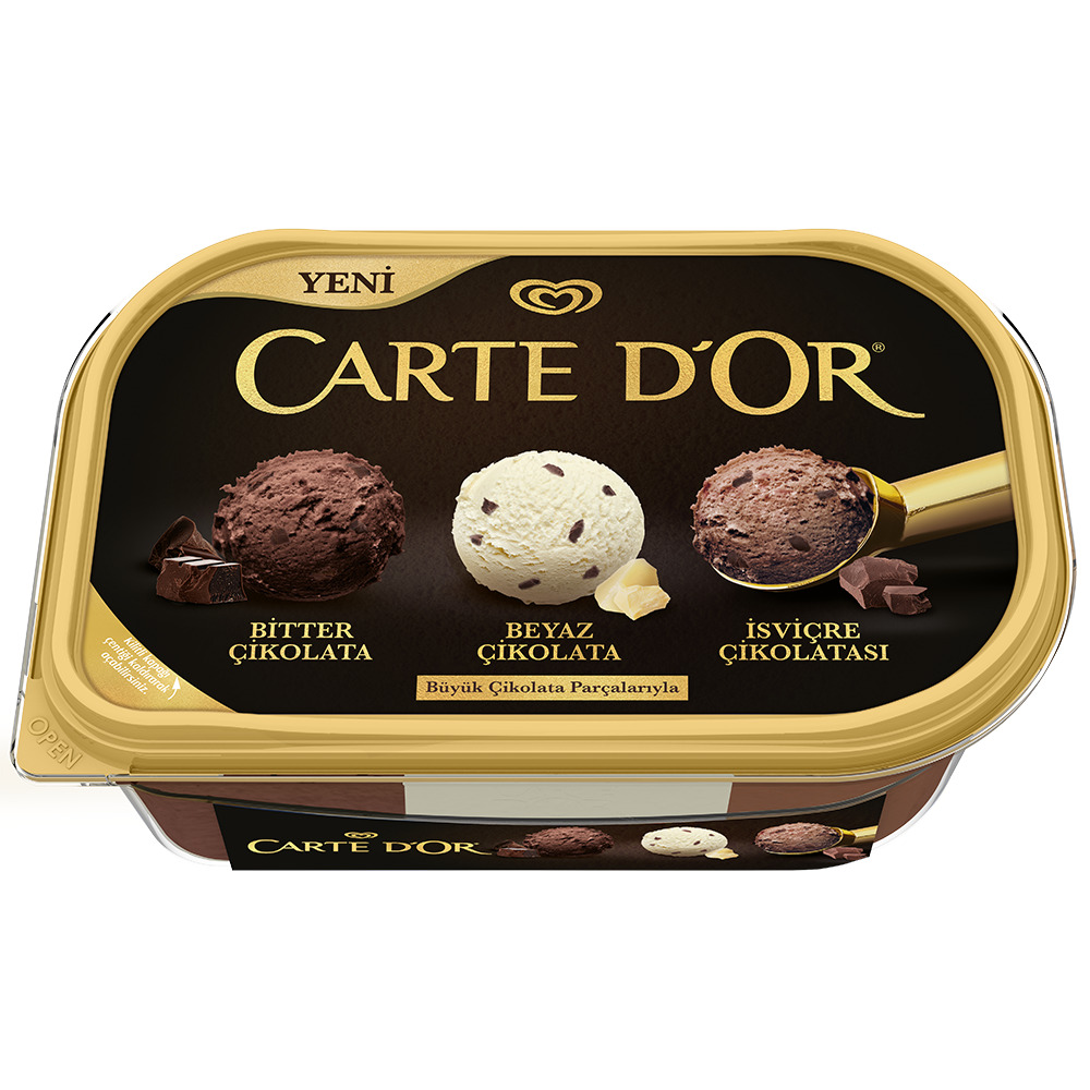 Carte D’or Selection Classic Bitter Çikolata Beyaz Çikolata İsviçre Çikolatasi 800Ml