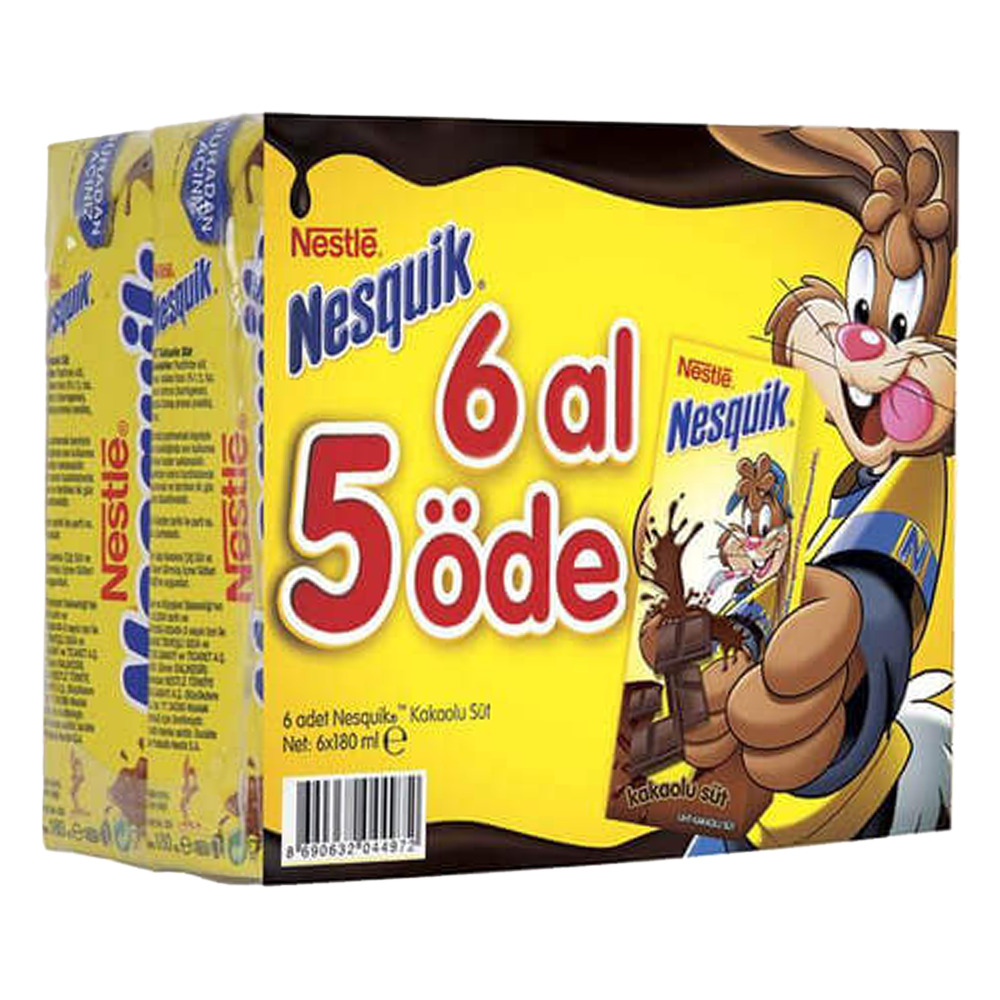 Nestle Nesquik Kakaolu Süt 6 Al 5 Öde 